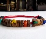 Antique Kapala Bone Bracelet - Authentic Tibetan Artefact - Image 10