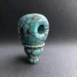 Authentic Turquoise Guru Bead - Tibetan Antique - Image 4