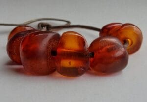 Authentic Amber Bracelet - Antique Tibetan - Image 3