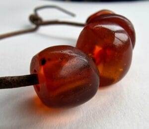 Authentic Amber Bracelet - Antique Tibetan - Image 9