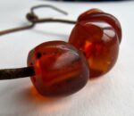 Authentic Amber Bracelet - Antique Tibetan - Image 9