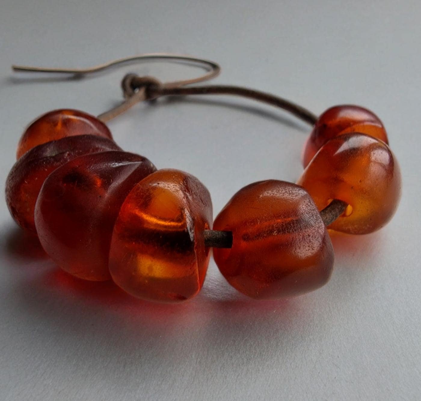 Authentic Antique Tibetan Amber Bracelet 11g - Unisex Prayer Beads with Coral & Turquoise - Image 9