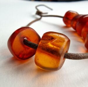 Authentic Amber Bracelet - Antique Tibetan - Image 13