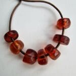 Authentic Amber Bracelet - Antique Tibetan - Image 2