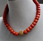Unique Antique - Coral Gold Necklace - Image 4