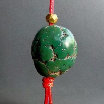 17th Cen Turquoise bead