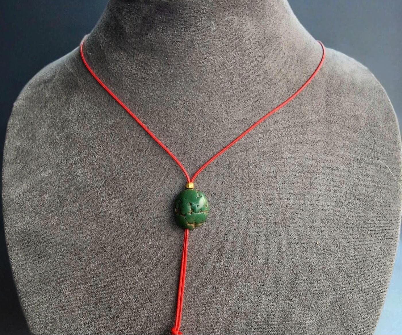 17th Cen Turquoise bead - Image 3