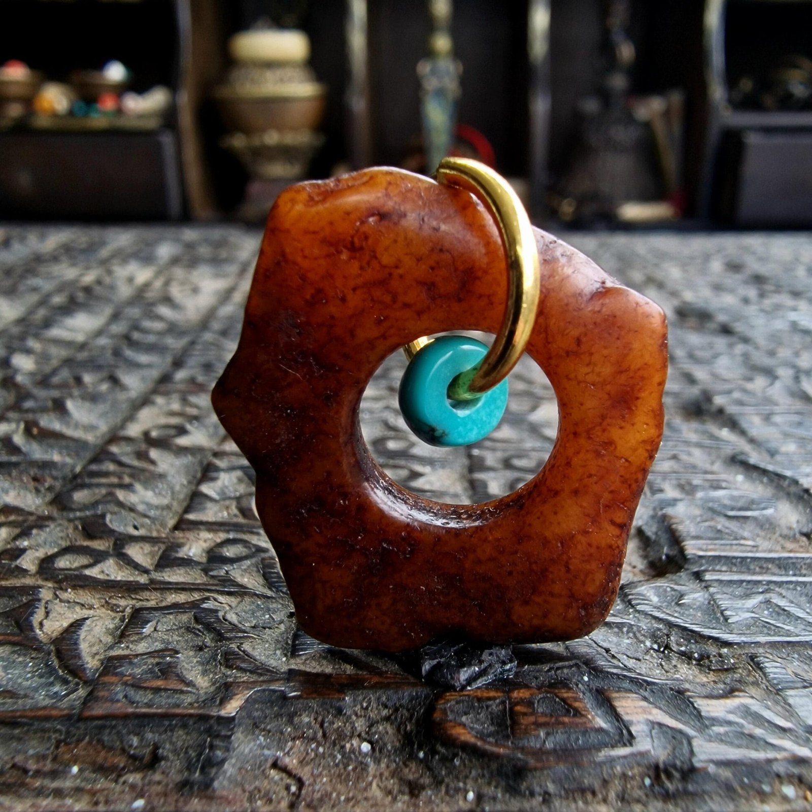 Unique Kapala - Skull Bone Amulet - Image 2