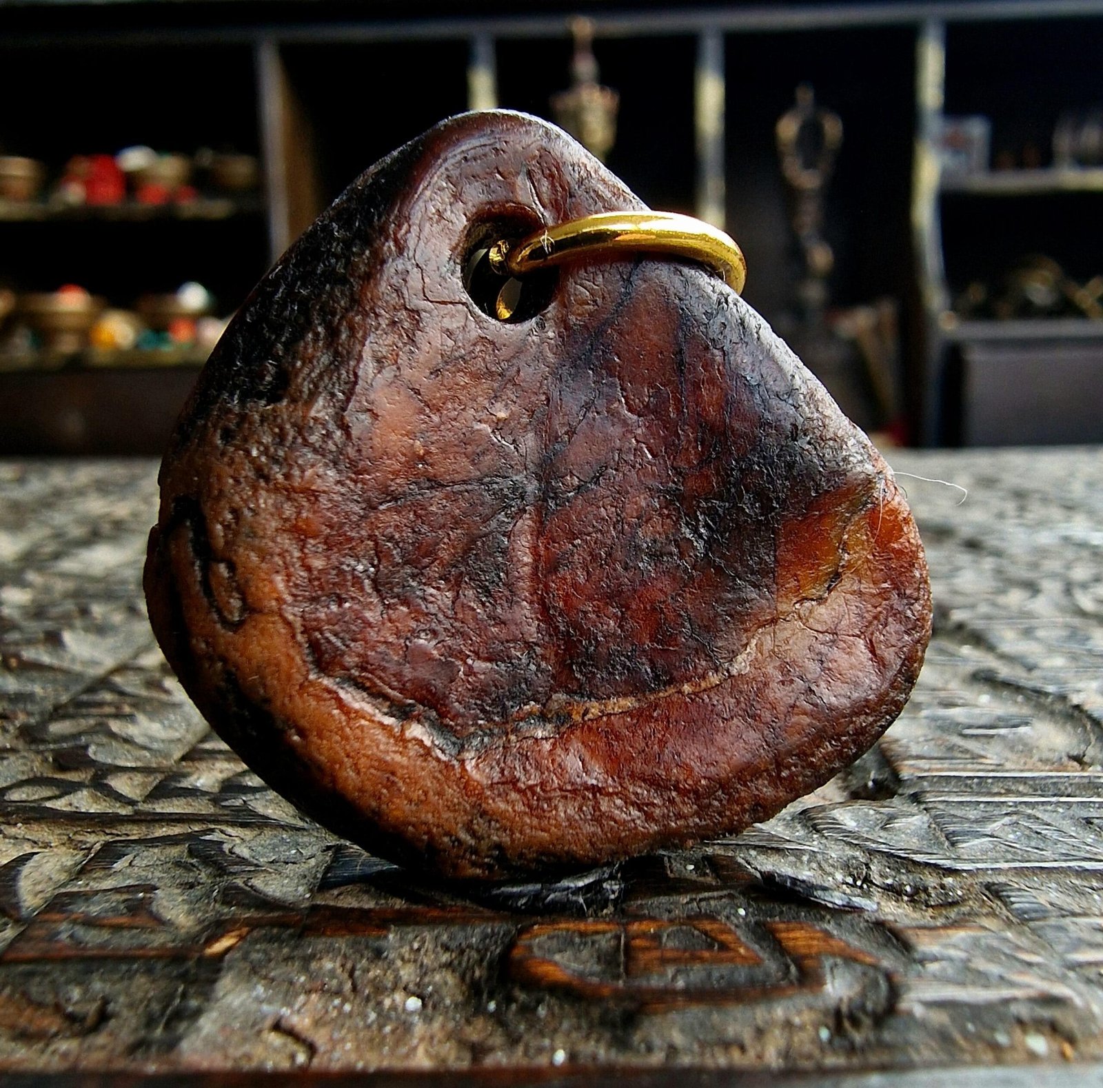 Unique Tibetan - Kapala Skull Amulet - Image 5