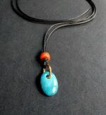 Unique Turquoise - Bead Necklace - Image 3