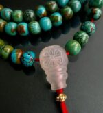 Genuine Turquoise Mala Necklace - 108 Beads - Image 4