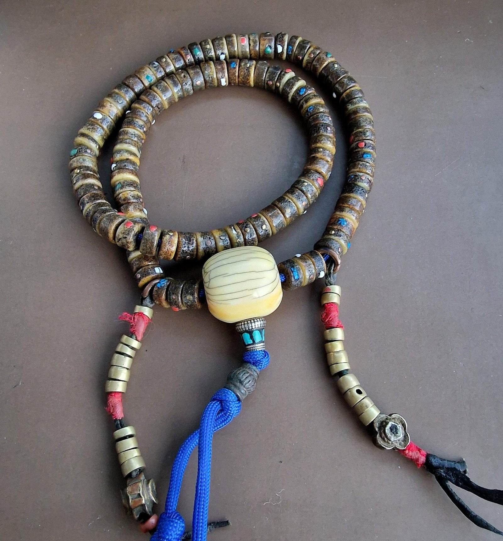 Kapala mala coral turquoise adorned - Image 7