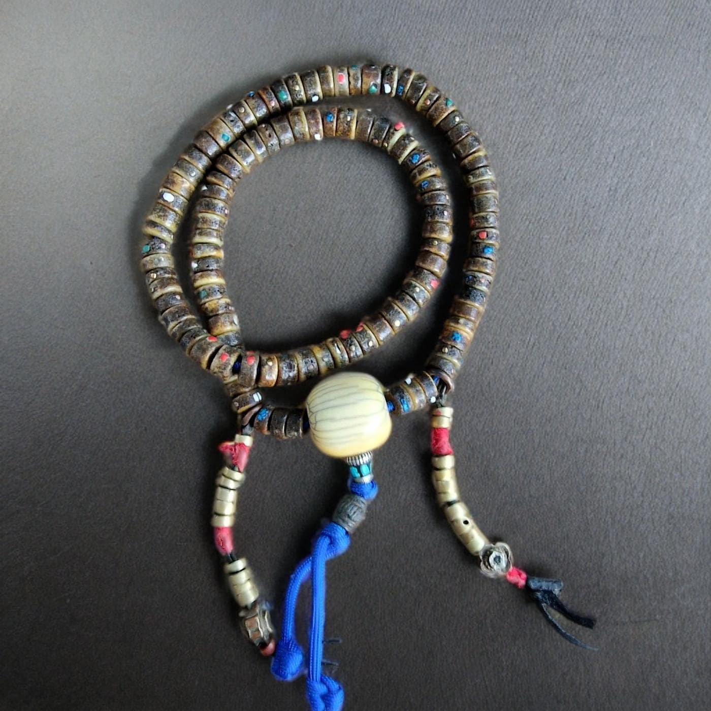 Kapala mala coral turquoise adorned - Image 9