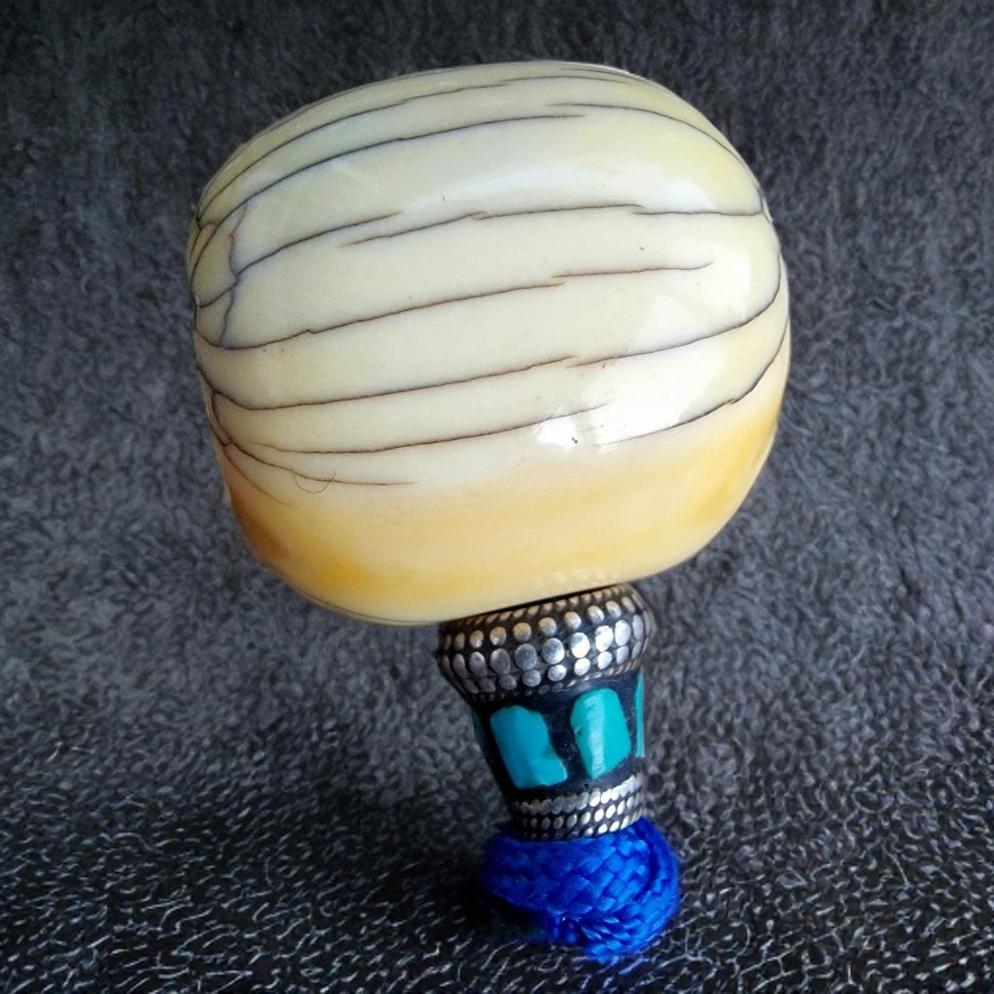 Kapala mala coral turquoise adorned - Image 11