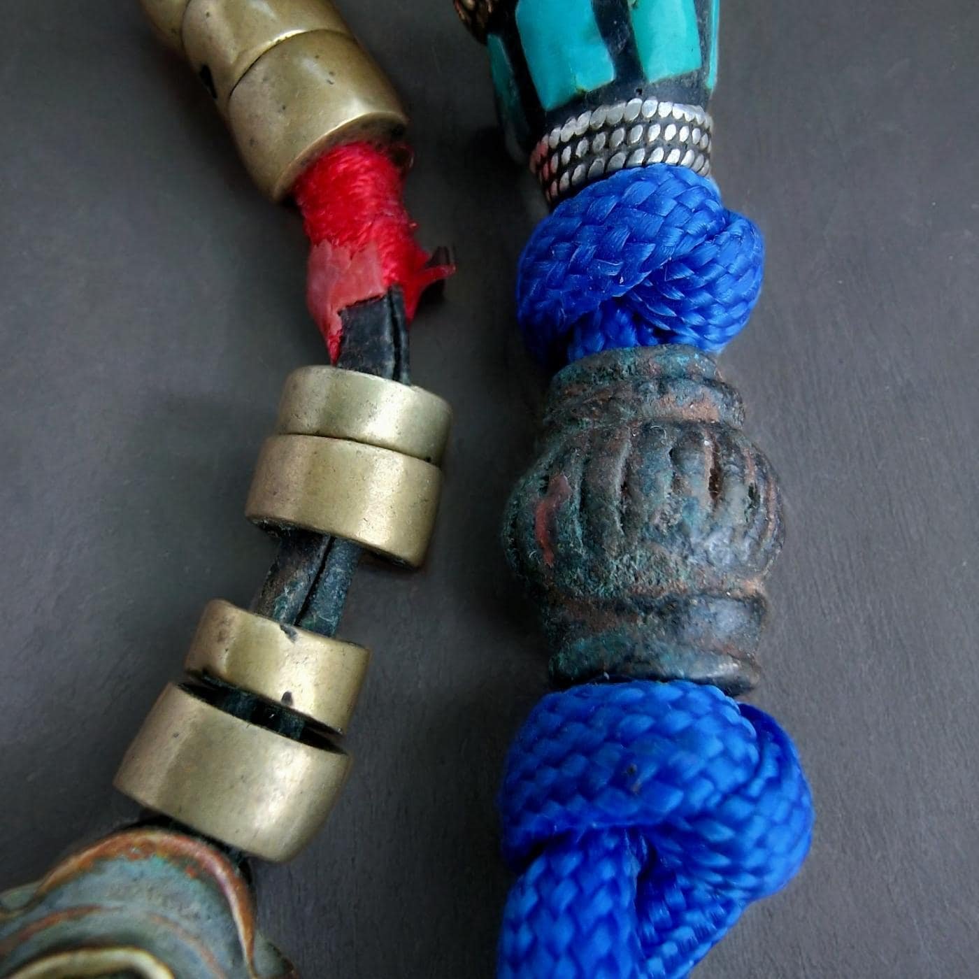 Kapala mala coral turquoise adorned - Image 12