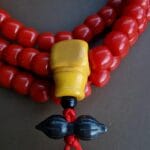 Unique Sherpa - Coral Prayer Beads - Image 2