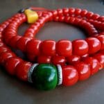Unique Sherpa - Coral Prayer Beads - Image 4