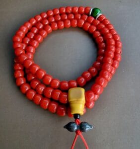 Unique Sherpa - Coral Prayer Beads - Image 9
