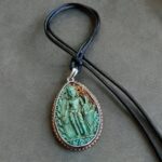 Sacred Avalokiteshvara Turquoise Ghau - Antique - Image 2