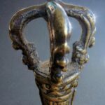 Tibetan antique Damaru drum | Prayer beads old bodhi mala 108, antique Coral, Dzi beads, Tibetan Turquoise, Special Gifts - Image 2