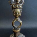 Tibetan antique Damaru drum | Prayer beads old bodhi mala 108, antique Coral, Dzi beads, Tibetan Turquoise, Special Gifts - Image 4