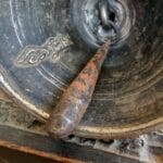 Tibetan antique Damaru drum | Prayer beads old bodhi mala 108, antique Coral, Dzi beads, Tibetan Turquoise, Special Gifts - Image 5