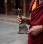 Tibetan antique Damaru drum | Prayer beads old bodhi mala 108, antique Coral, Dzi beads, Tibetan Turquoise, Special Gifts - Image 9