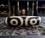 Unique Dzi Bead - Tibetan 3-Eye - Image 7