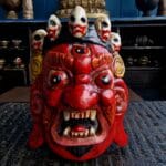Unique Mahakala Mask - Antique Tibetan - Image 3