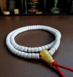 Antique Shell Mala Necklace - Authentic Tibetan Beads - Image 2