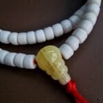 Antique Shell Mala Necklace - Authentic Tibetan Beads - Image 3
