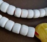 Antique Shell Mala Necklace - Authentic Tibetan Beads - Image 5