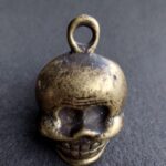Unique Chittipati Skull Amulet - Antique Tibetan - Image 3