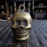 Unique Chittipati Skull Amulet - Antique Tibetan - Image 5