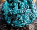 Unique Turquoise Chitipati Amulet - Skull Protector - Image 2