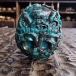 Unique Turquoise Chitipati Amulet - Skull Protector - Image 3