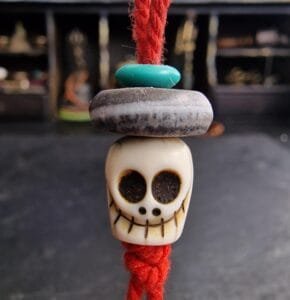 Antique Tibetan Chitipati Amulet / Tibetan Turquoise, antique Coral, Skull beads, Mala Prayer beads old 108, Dzi beads, Special Gifts