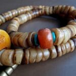 Authentic Tibetan Bone Mala - Antique Yak Bone - Image 4