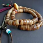 Authentic Tibetan Bone Mala - Antique Yak Bone - Image 9