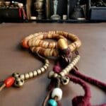 Authentic Tibetan Bone Mala - Antique Yak Bone - Image 10