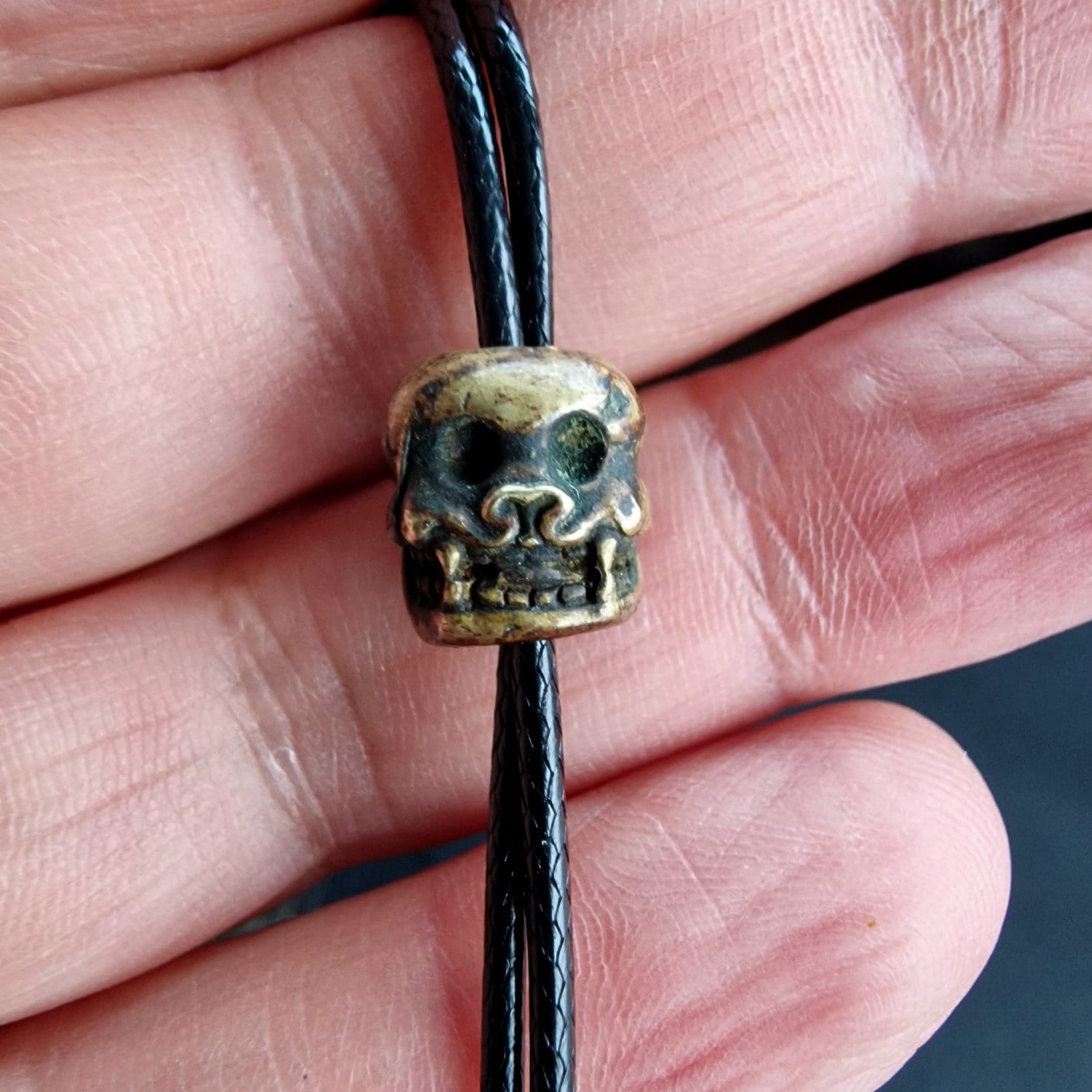 Antique Tibetan Amulet Thogchag| Sky Metal Alloy Talisman|20th Century| - Image 3