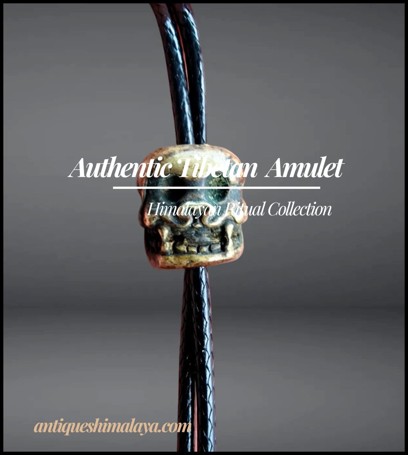 Antique Tibetan Amulet Thogchag| Sky Metal Alloy Talisman|20th Century| - Image 4