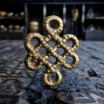 Antique Tibetan Amulet Thogchag| Sky Metal Alloy Talisman|20th Century| Rare Buddhist Protection Pendant| Turquoise, antique Coral, Dzi bead - Image 7