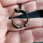 Antique Tibetan Amulet Thogchag| Sky Metal Alloy Talisman|20th Century| Rare Buddhist Protection Pendant| Turquoise, antique Coral, Dzi bead - Image 4