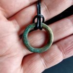 Antique Tibetan Amulet Thogchag| Sky Metal Alloy Talisman|20th Century| Rare Buddhist Protection Pendant| Turquoise, antique Coral, Dzi bead - Image 7