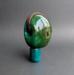 Tibetan antique Turquoise Guru bead| antique old Mala Prayer beads, bodhi mala 108, antique Coral, Dzi beads, Kapala Skull beads - Image 3