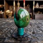 Tibetan antique Turquoise Guru bead| antique old Mala Prayer beads, bodhi mala 108, antique Coral, Dzi beads, Kapala Skull beads - Image 8