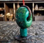 Tibetan antique Turquoise Guru bead| antique old Mala Prayer beads, bodhi mala 108, antique Coral, Dzi beads, Kapala Skull beads - Image 10