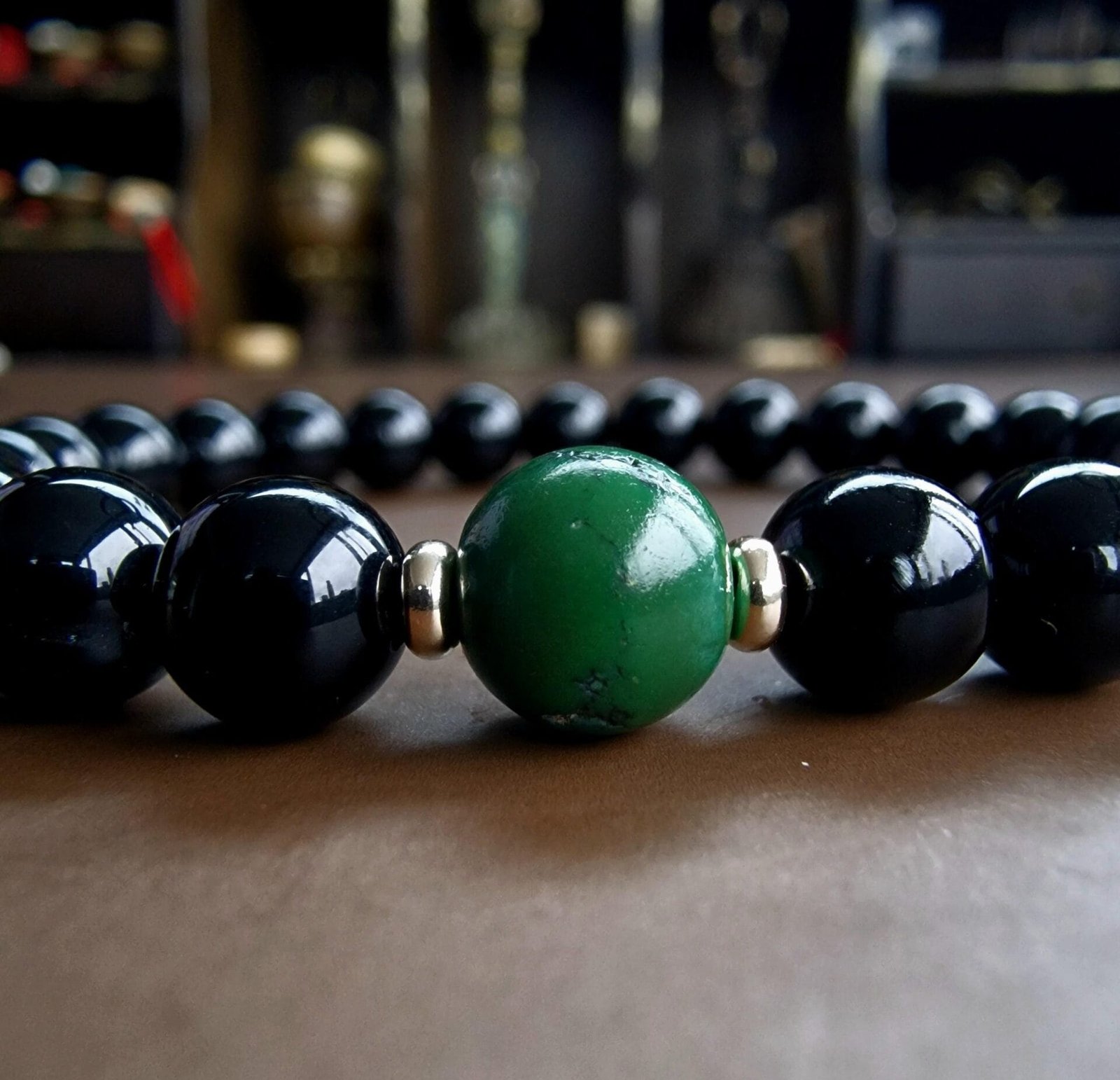 Agate Beads Bracelet and Turquoise - Image 6