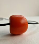 Antique Tibetan Coral Bead | Natural Red Coral Charm | 19th Century Amulet | Prayer Bead Focal | Himalayan Spiritual Talisman